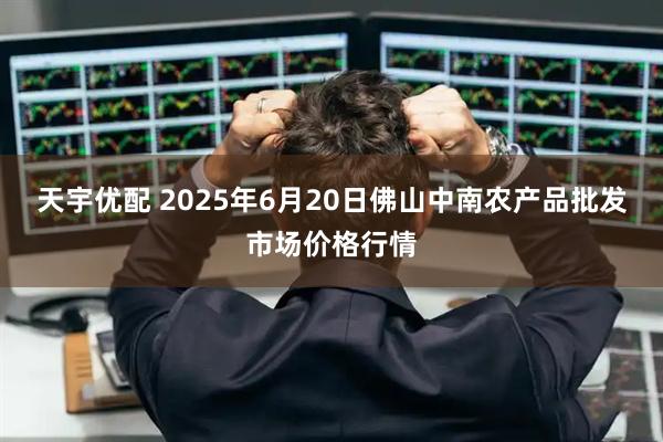 天宇优配 2025年6月20日佛山中南农产品批发市场价格行情