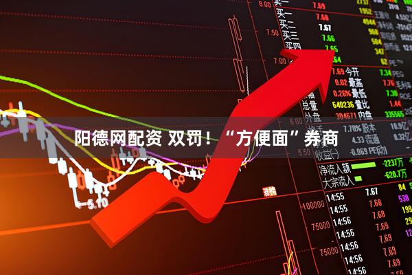 阳德网配资 双罚！“方便面”券商